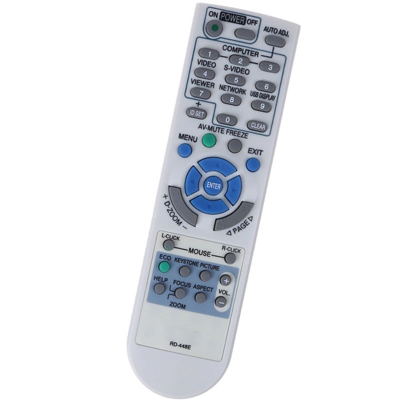 BOMAZ Replacement Remote Control for NEC LCD Projector LT240 LT245 LT25 LT260 LT265 LT280 M260X M260X+ NP610 NP215 NP60 NP62 NP300+ NP1000 NP2000 NP1150 NP2150 NP-M311W NP-M311X V260X - Image 1